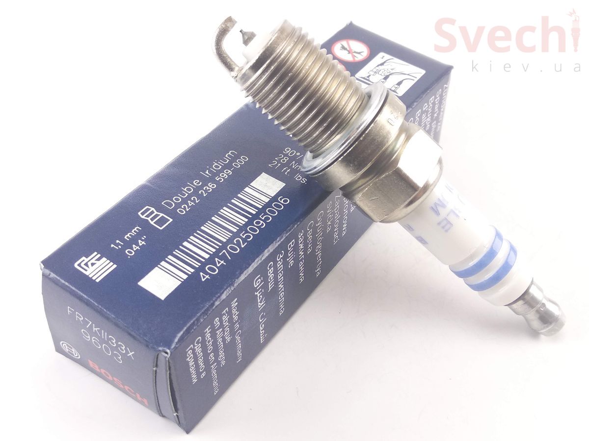 FR7KII33X свеча зажигания Bosch Platinum Iridium (0 242 236 599)