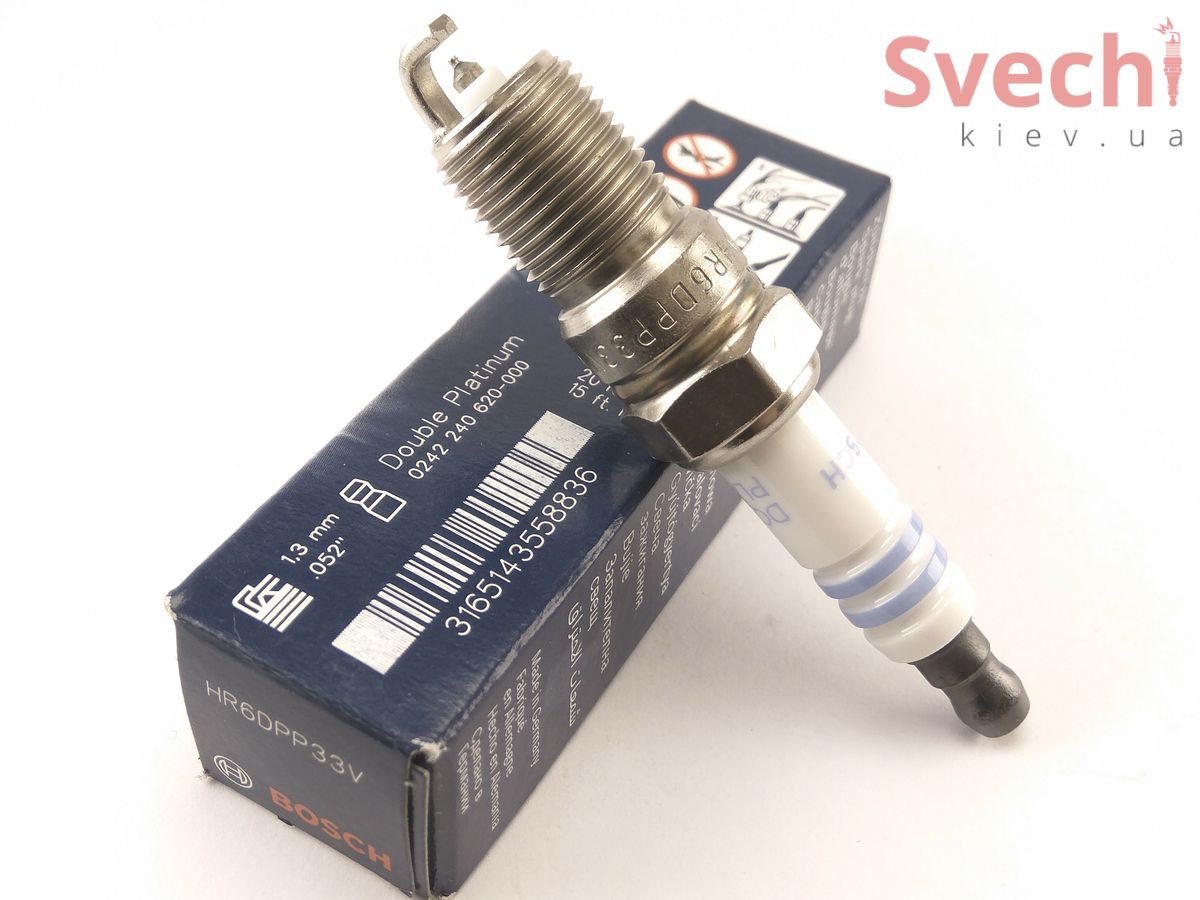 HR6DPP33V свеча зажигания Bosch Double Platinum (0 242 240 620)