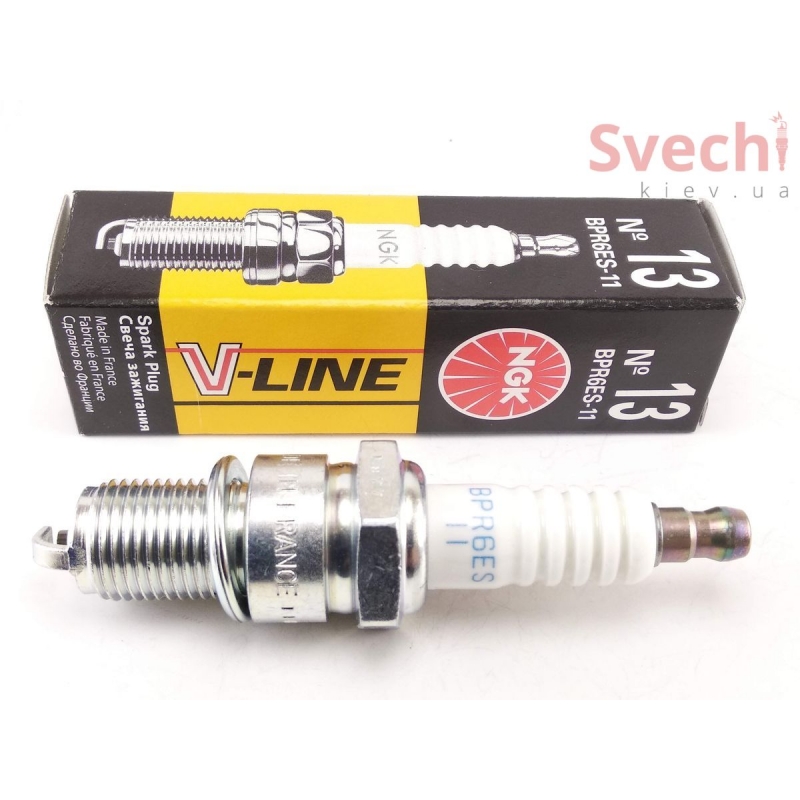 NGK BPR6ES-11 свеча зажигания NGK V-Line, купить в Украине