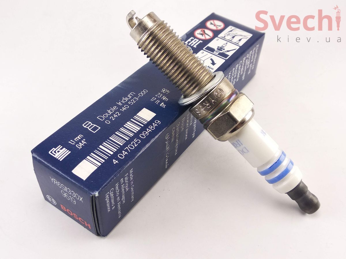 YR6SII330X свеча зажигания Bosch Platinum Iridium (0 242 140 523)