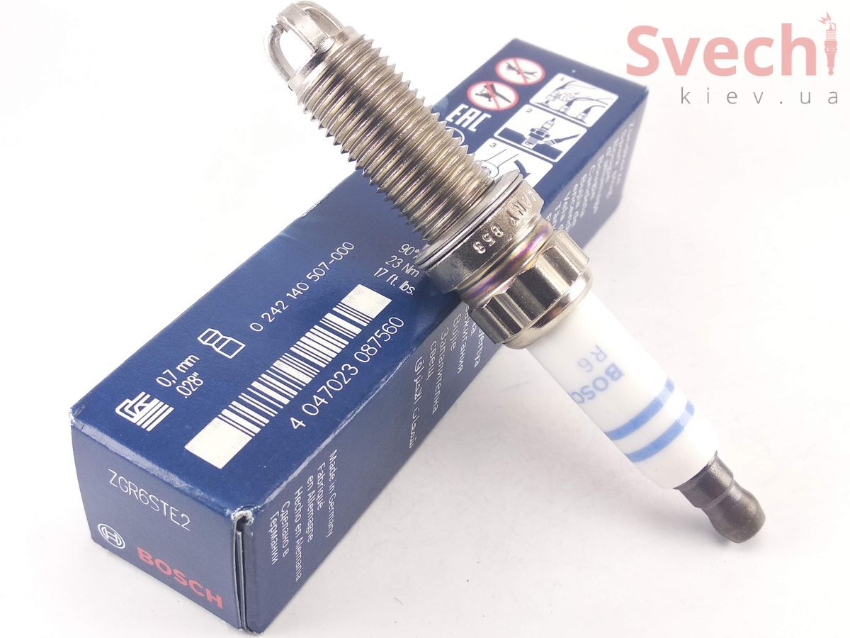 ZGR6STE2 свеча зажигания Bosch Standard Super (0 242 140 507)